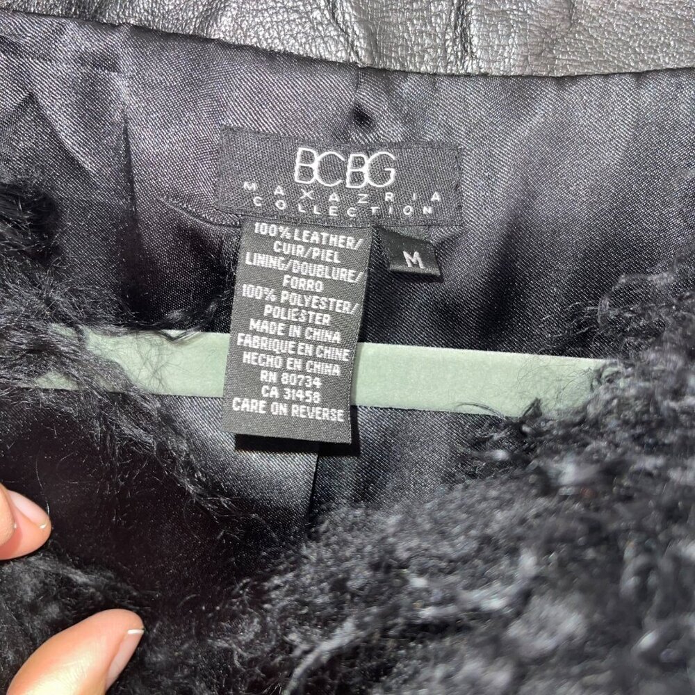 BCBG Max Azria Collection Mongolian Fur Coat - Picture 9 of 13